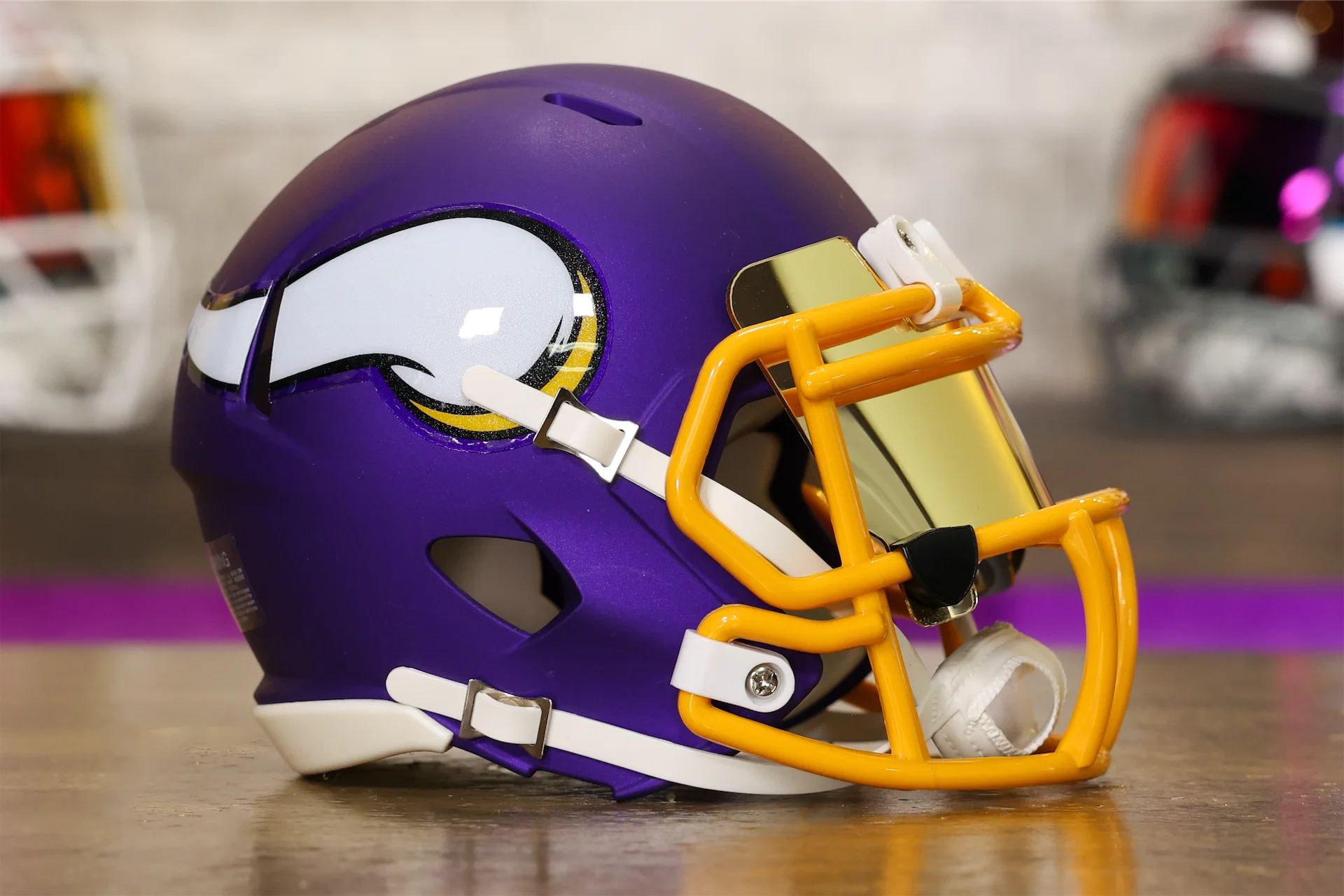 NFL ミネソタバイキングス　リデル　オーセンティックヘルメット　ゲームシャツ NFL ミネソタバイキングス リデル オーセンティックヘルメット ゲーム