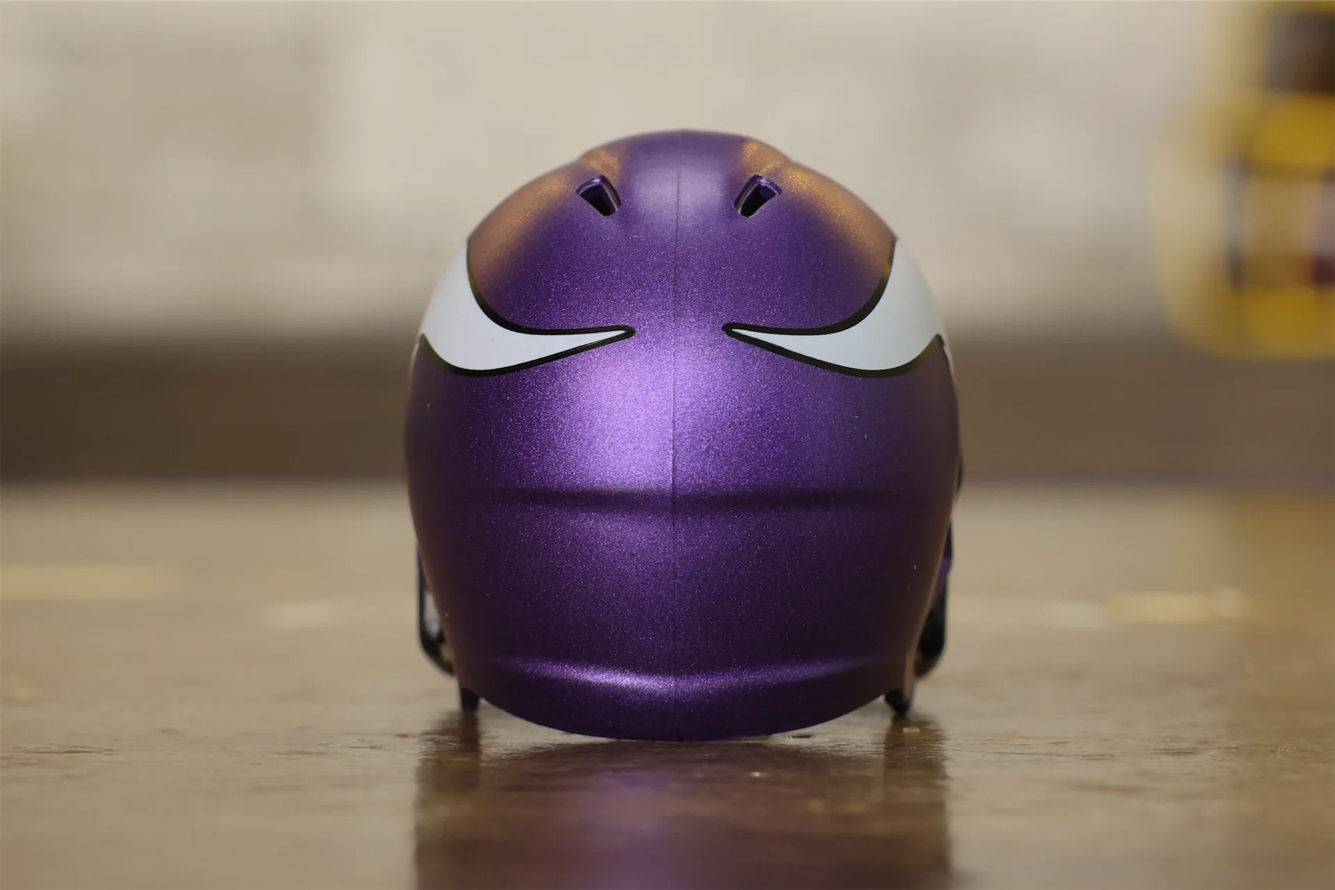 brogies bikewear nfl minnesota vikings motorcycle half helmets Minnesota Vikings Riddell Speed Pocket Pro