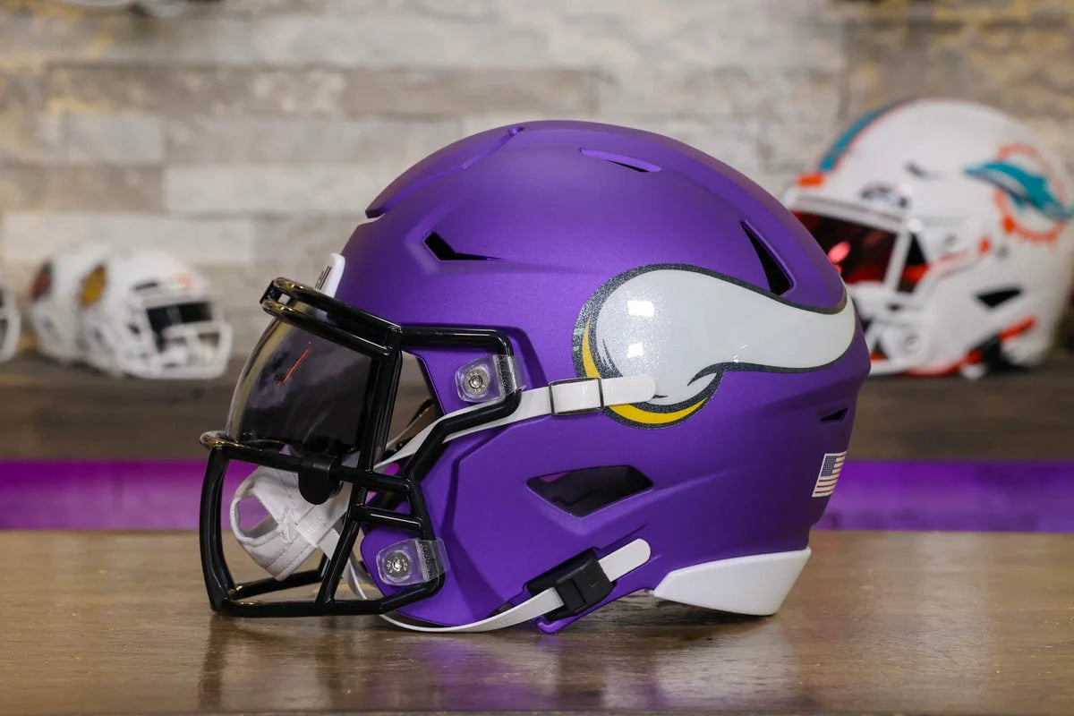Minnesota Vikings Riddell SpeedFlex Mid-Size Helmet Minnesota Vikings Riddell SpeedFlex Mid-Size Helmet