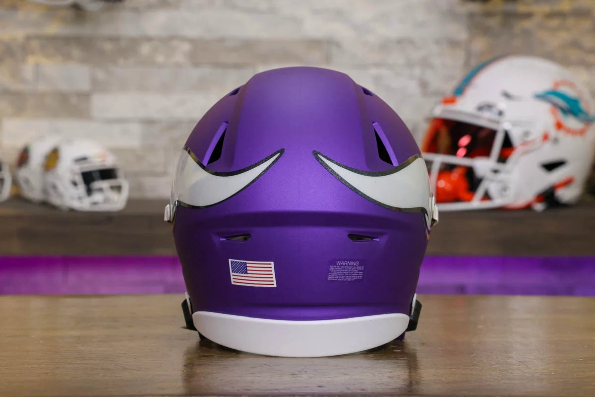 minnesota vikings speedflex helmet Minnesota Vikings Riddell SpeedFlex Mid-Size Helmet – Green Gridiron, Inc