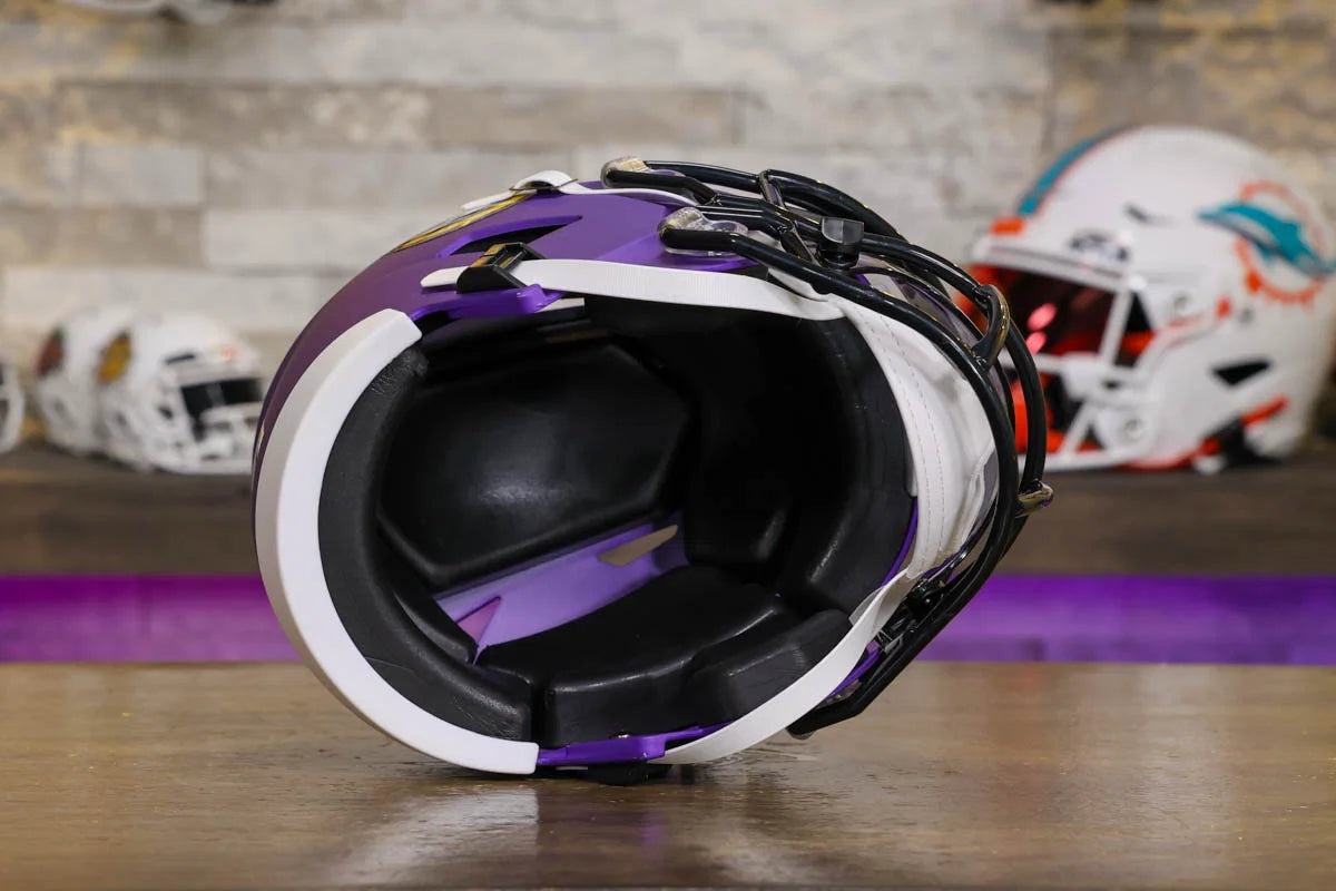 minnesota vikings speedflex helmet Minnesota Vikings Riddell SpeedFlex Mid-Size Helmet – Green Gridiron, Inc