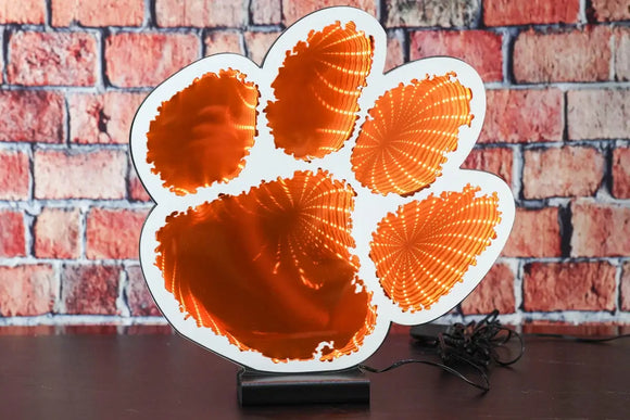 NCAA LED Infinity Logo Light - Clemson Tigers