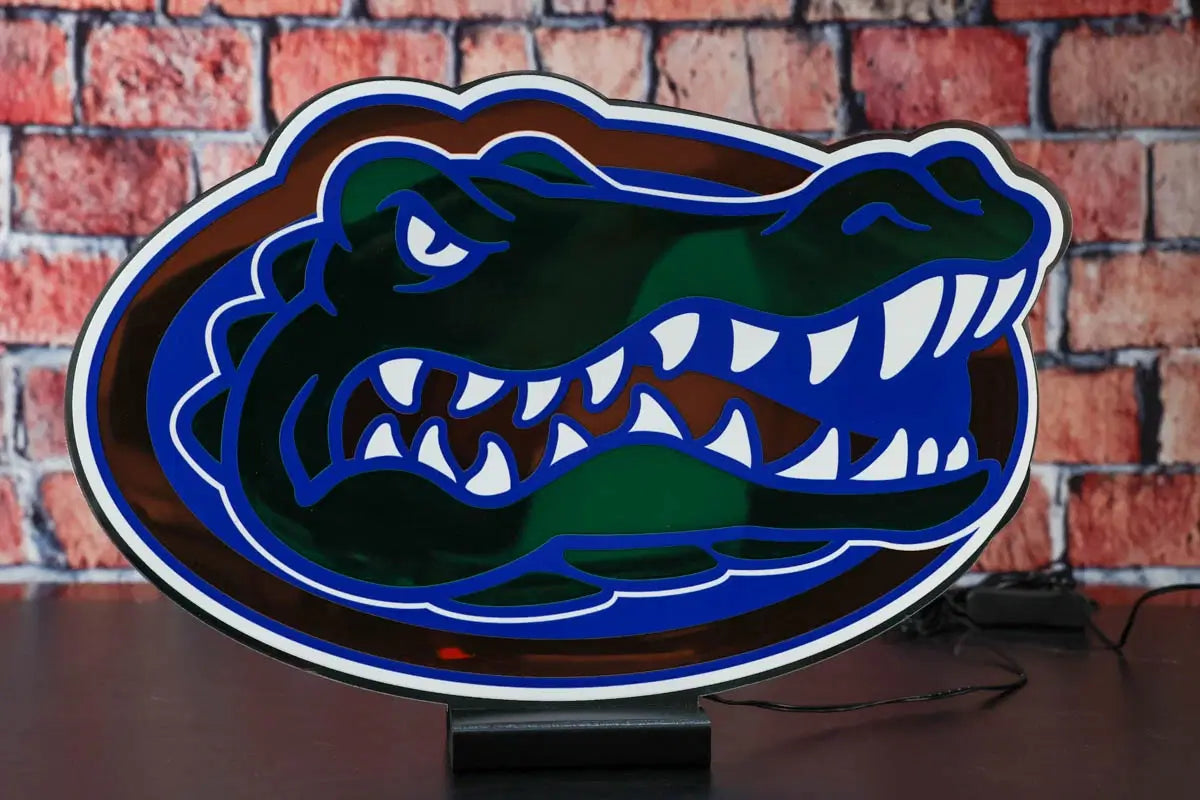 NCAA LED Infinity Logo Light - Florida Gators – Green Gridiron, Inc.