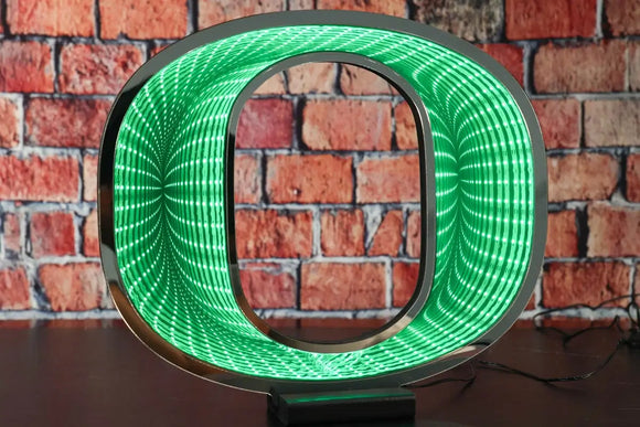 NCAA LED Infinity Logo Light - Oregon Ducks