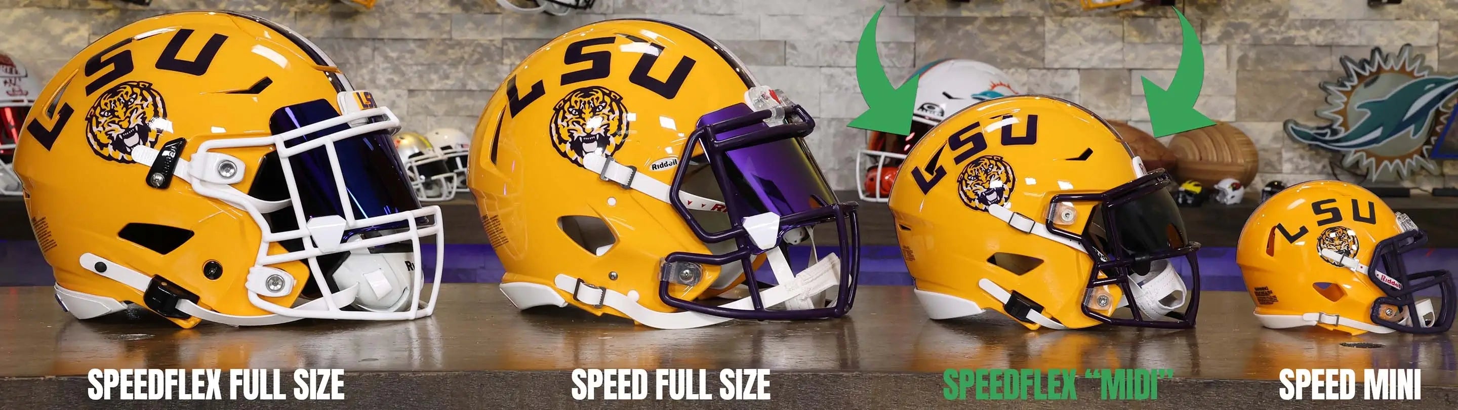 Michigan Wolverines Riddell SpeedFlex Mid-Size Helmet – Green Gridiron, Inc Michigan Wolverines Riddell SpeedFlex Mid-Size Helmet – Green Gridiron, Inc