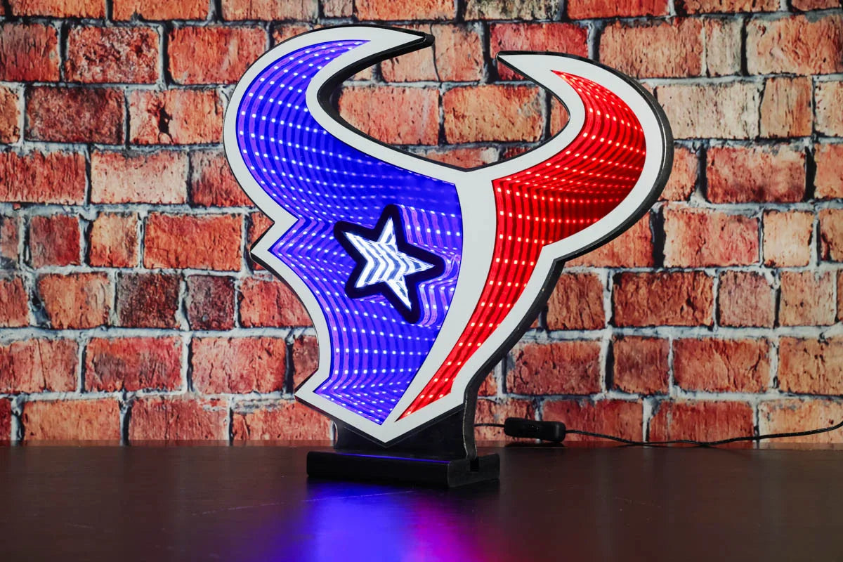 NFL LED Infinity Logo Light - Houston Texans