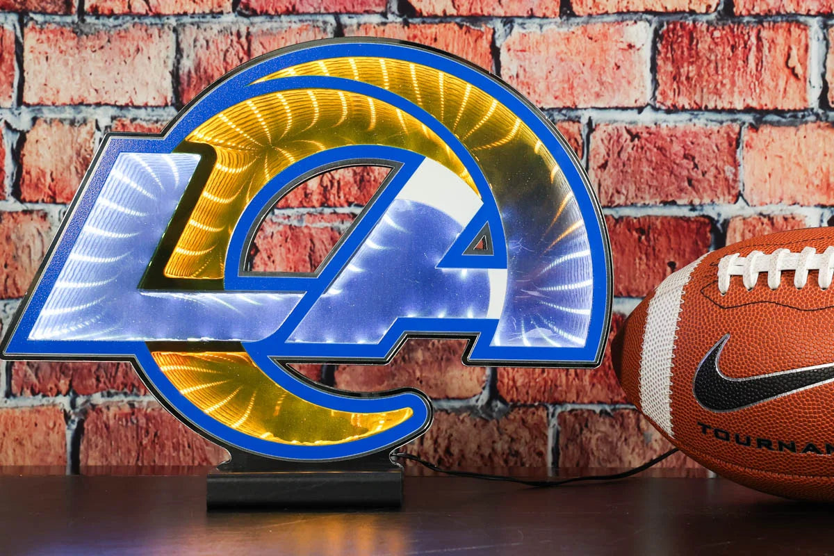 NFL LED Infinity Logo Light - Los Angeles Rams – Green Gridiron, Inc.