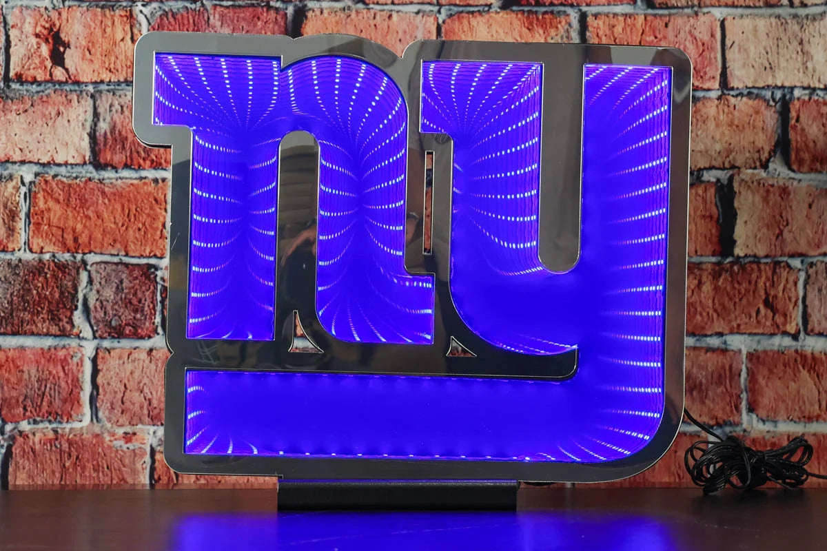 NFL LED Infinity Logo Light - New York Giants