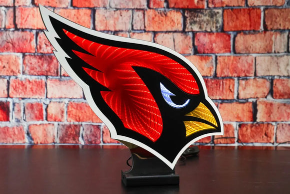 NFL LED Infinity Logo Light - Arizona Cardinals