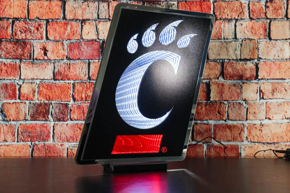 NCAA LED Infinity Logo Light - Cincinnati Bearcats