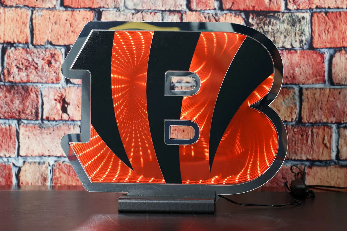 NFL LED Infinity Logo Light - Cincinnati Bengals
