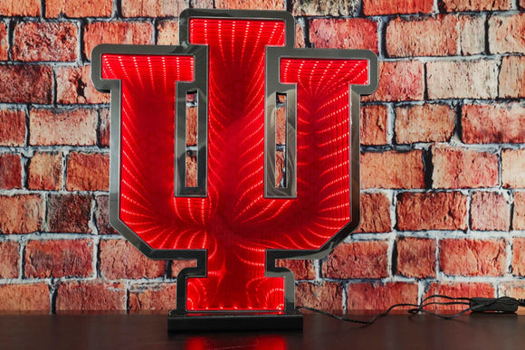 NCAA LED Infinity Logo Light - Indiana Hoosiers
