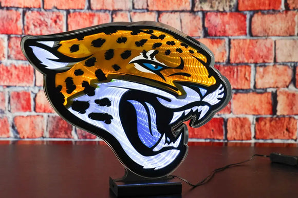 NFL LED Infinity Logo Light - Jacksonville Jaguars