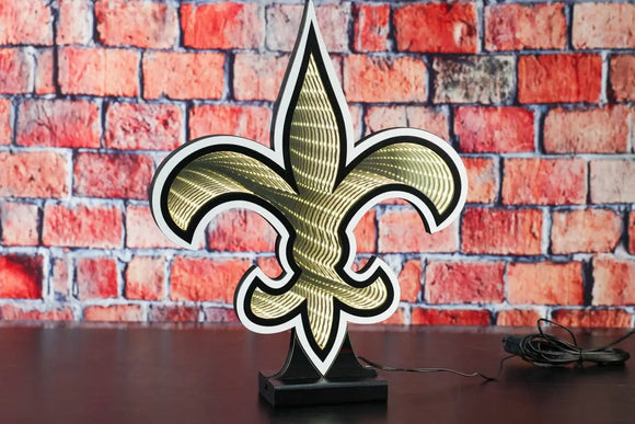 NFL LED Infinity Logo Light - New Orleans Saints