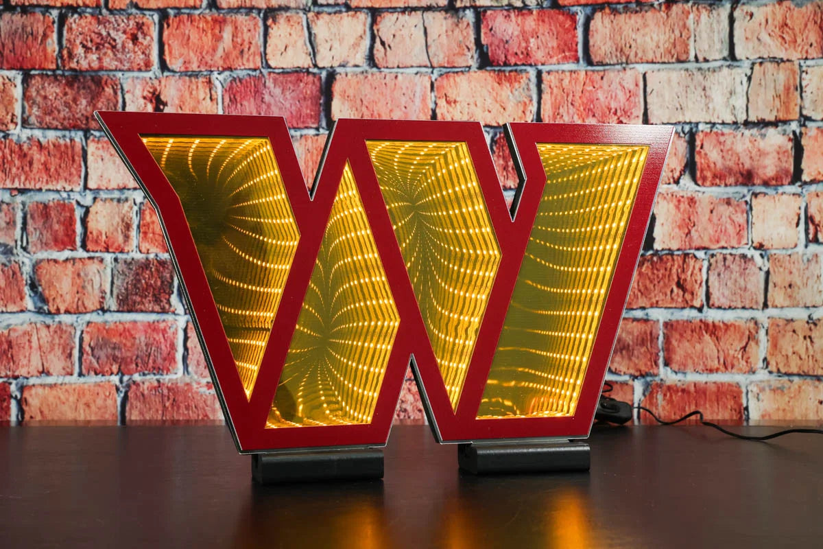 NFL LED Infinity Logo Light - Washington Commanders