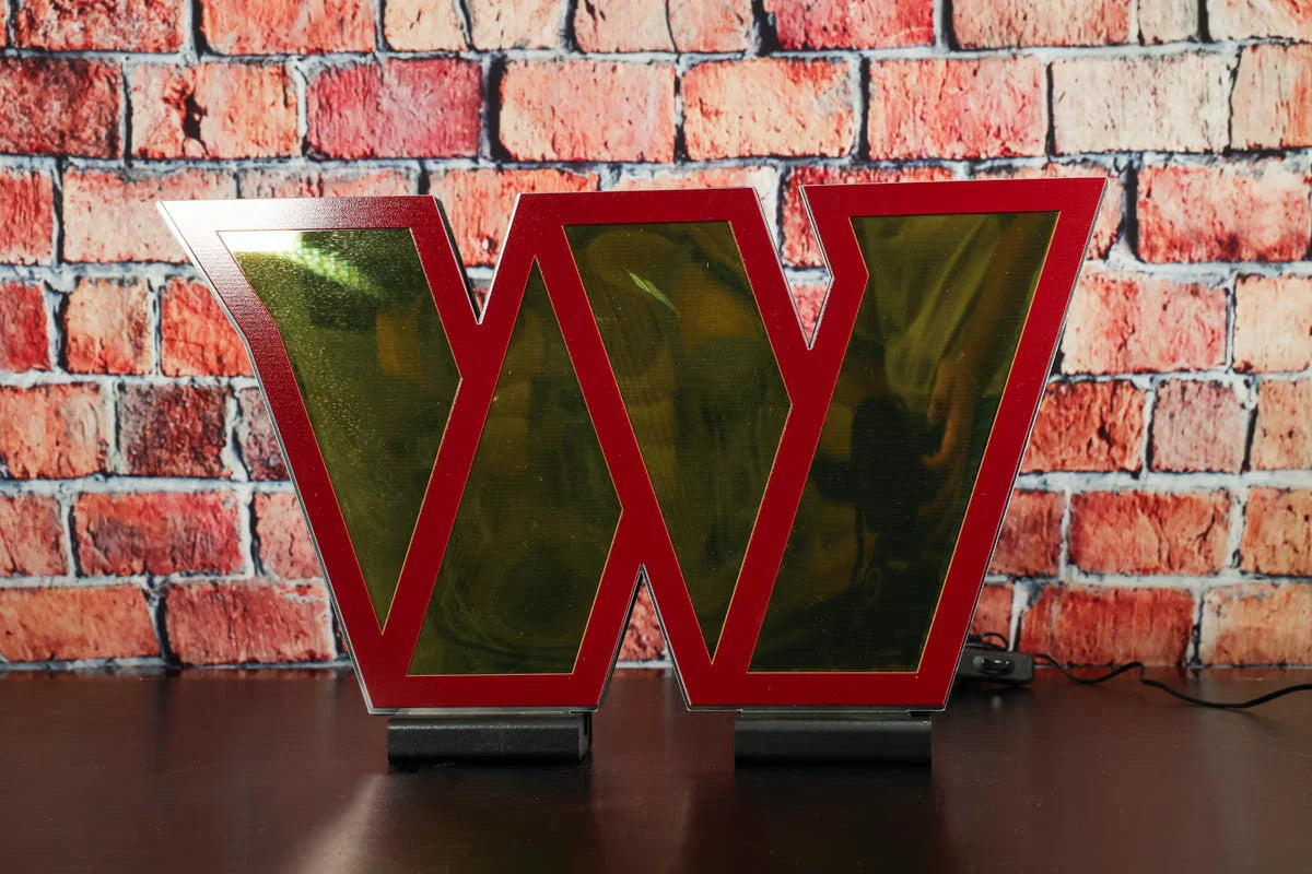 NFL LED Infinity Logo Light - Washington Commanders – Green Gridiron, Inc.