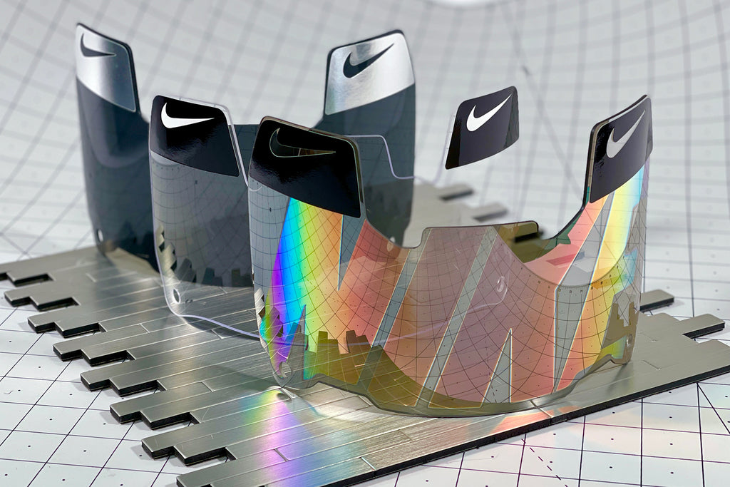 NIKE GRIDIRON アイシールド レインボーミラー NIKE GRIDIRON アイシールド クリアレインボー - TWO MINUTES（ツー