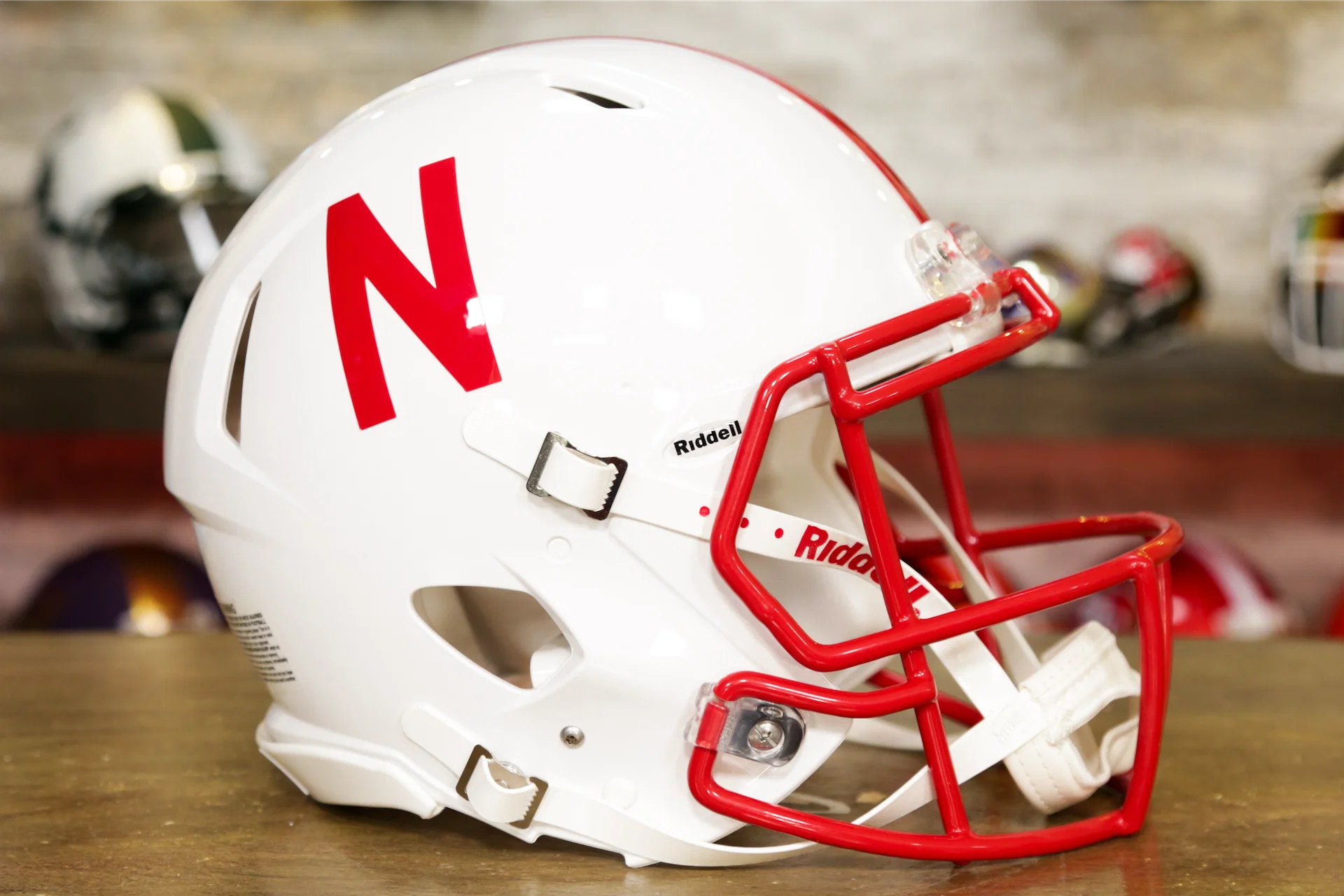 Riddell Nebraska Cornhuskers Full Size Authentic Speed Helmet Riddell Nebraska Cornhuskers Full Size Authentic Speed Helmet