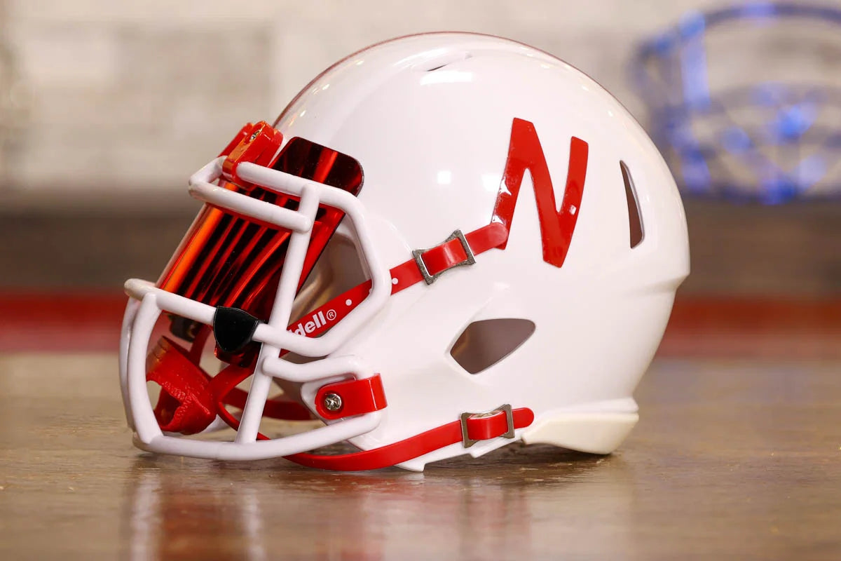 cornhusker motorcycle helmet Nebraska Cornhuskers Riddell Speed Mini Kånken The Riddell Speed Mini Size:7 1/4 dropshipb2c