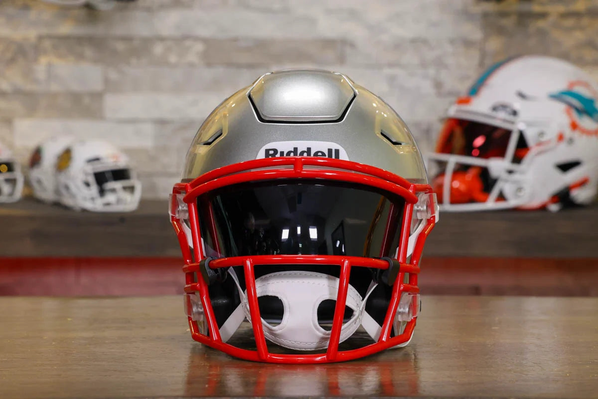 New England Patriots Riddell SpeedFlex Mid-Size Helmet – Green Gridiron, Inc New England Patriots Riddell SpeedFlex Mid-Size Helmet – Green Gridiron, Inc