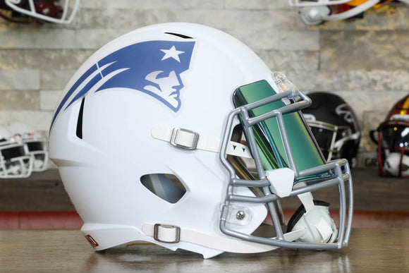 New England Patriots Riddell Speed Display Helmet - Rivalries GG Edition