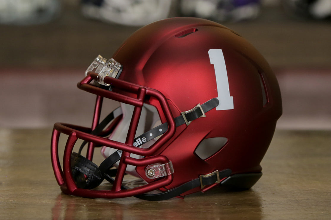 burgandy football helmet New Mexico State Aggies Riddell Speed Mini Helmet