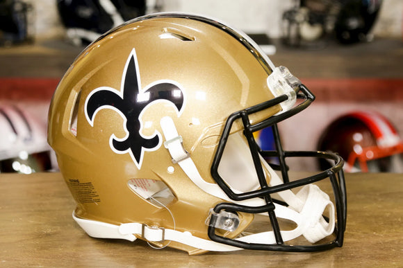 New Orleans Saints Authentic Speed Throwback Football Helmet 1976-1999