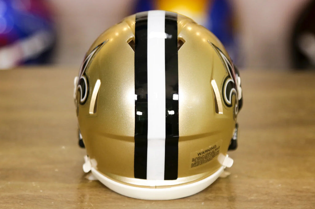Riddell Speed Mini Helmet: New Orleans Saints