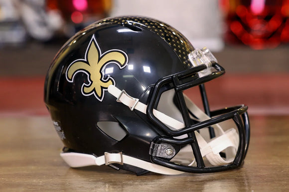 New Orleans Saints Riddell Speed Mini Helmet Black Alternate