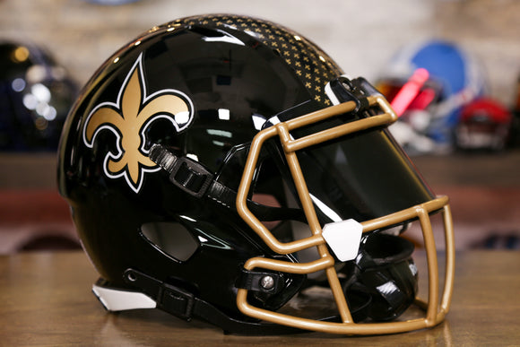 New Orleans Saints Riddell Speed Replica Helmet - GG Edition
