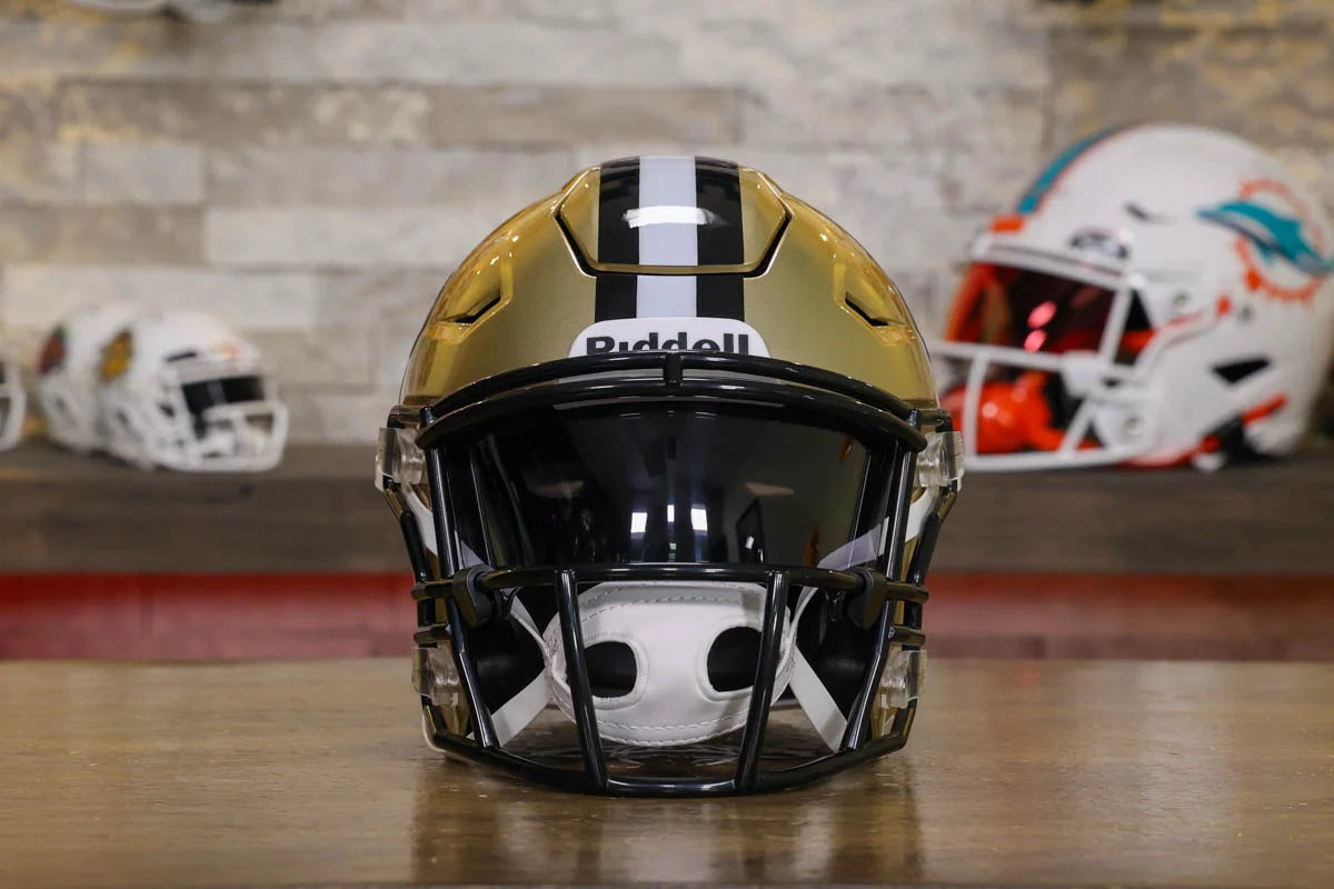 New Orleans Saints Riddell SpeedFlex Mid-Size Helmet – Green