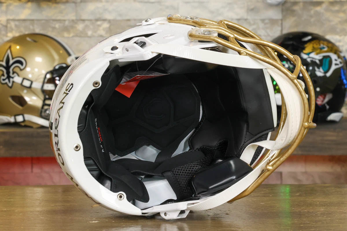 new orleans saints speedflex helmet Riddell Color:Watermelon Glow Gmax Helmet Callaway Chev 14 2024 Loc attachment