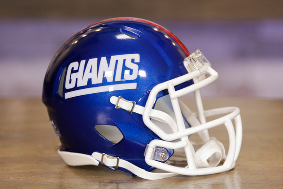 New York Giants Riddell Speed Mini Helmet - Alternate Color Rush