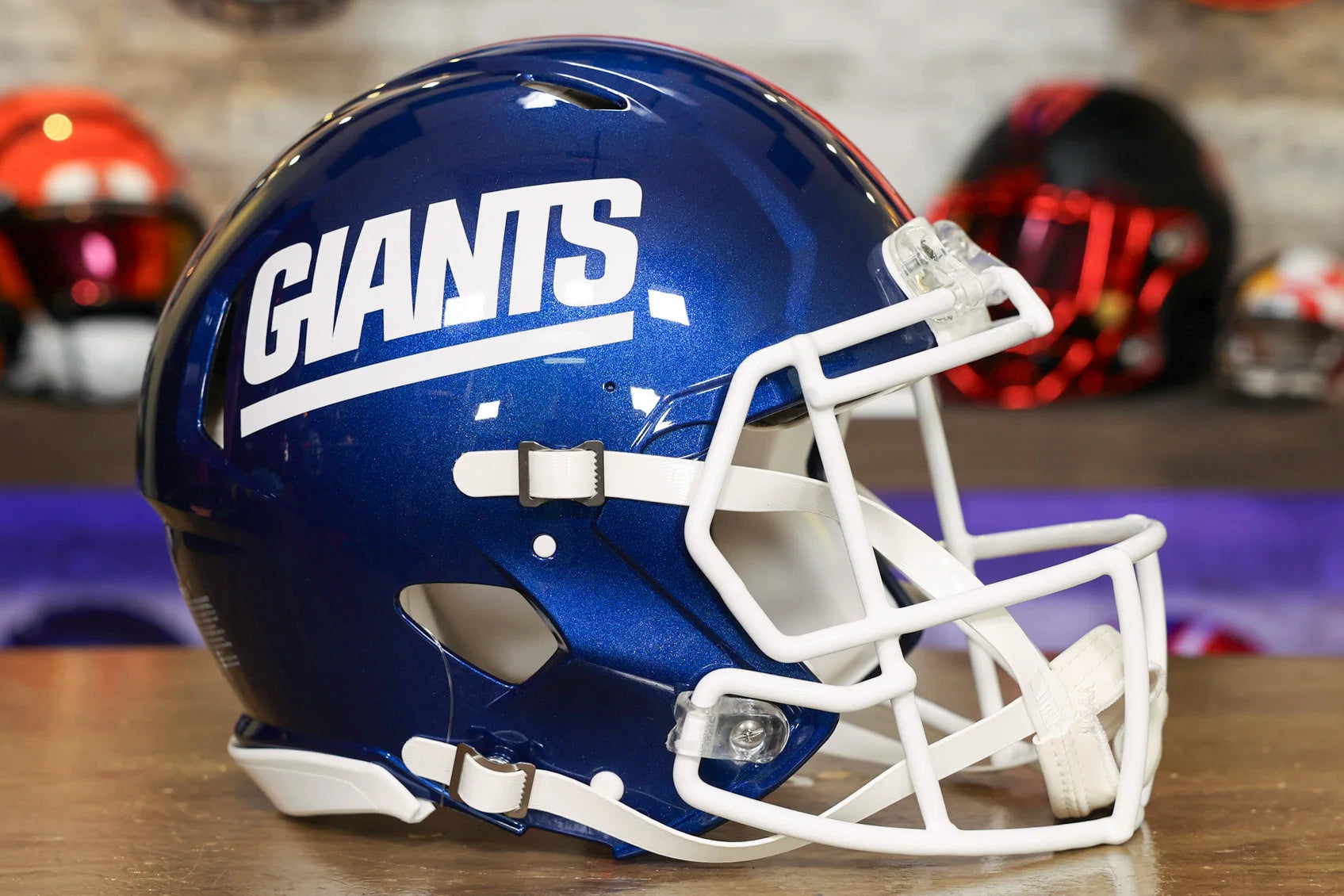New York Giants Riddell Speed Authentic Helmet Color Rush Alternate