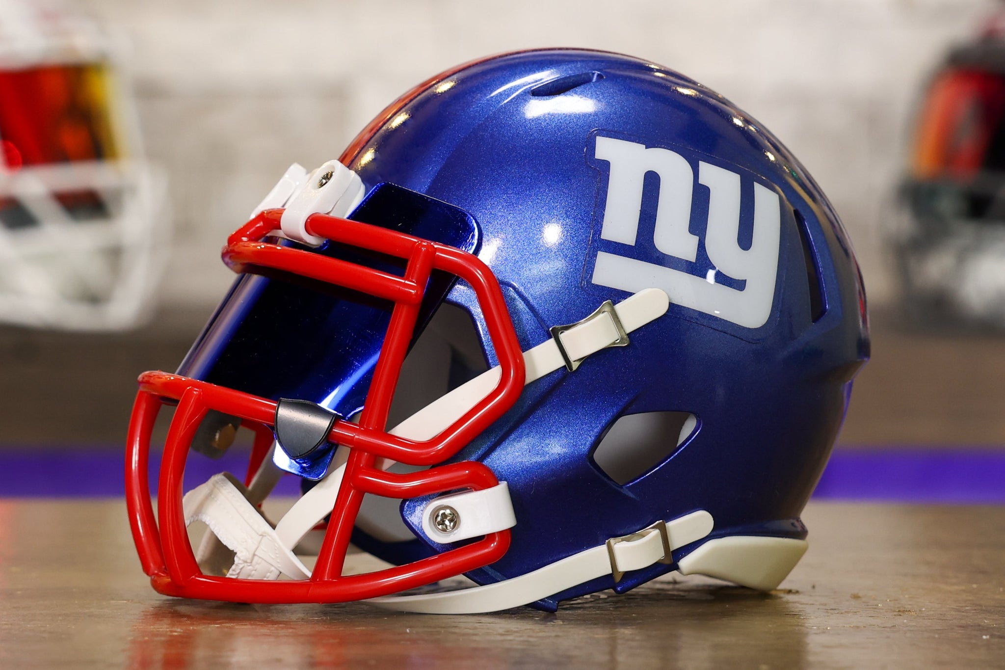 New York Giants Riddell Speed Mini Helmet