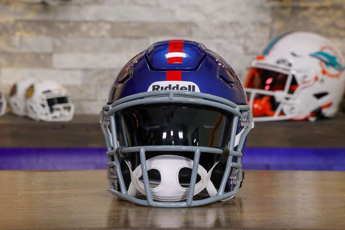 New York Giants Riddell SpeedFlex Mid-Size Helmet New York Giants Riddell SpeedFlex Mid-Size Helmet