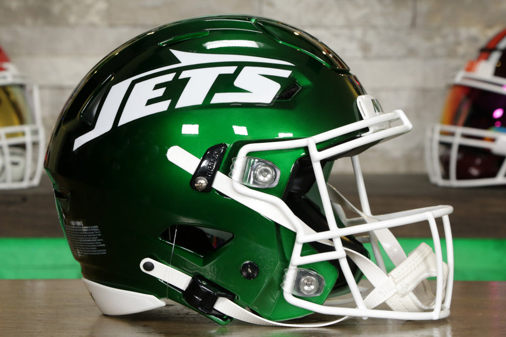 New York Jets Riddell SpeedFlex Helmet Green Gridiron Inc new-york-jets-riddell-speedflex-helmet-green-gridiron-inc