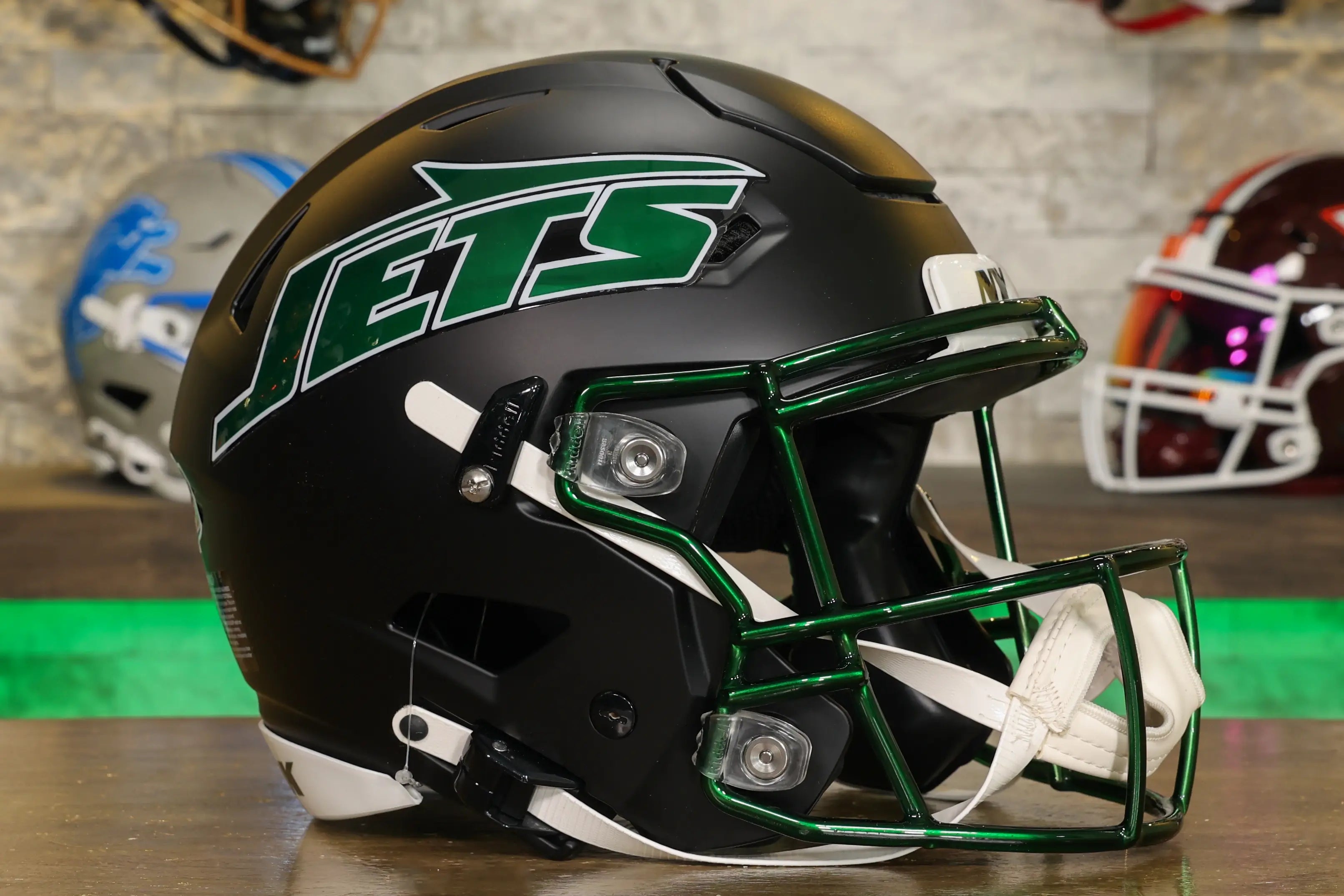 New York Jets Riddell SpeedFlex Helmet - Legacy Black Alternate
