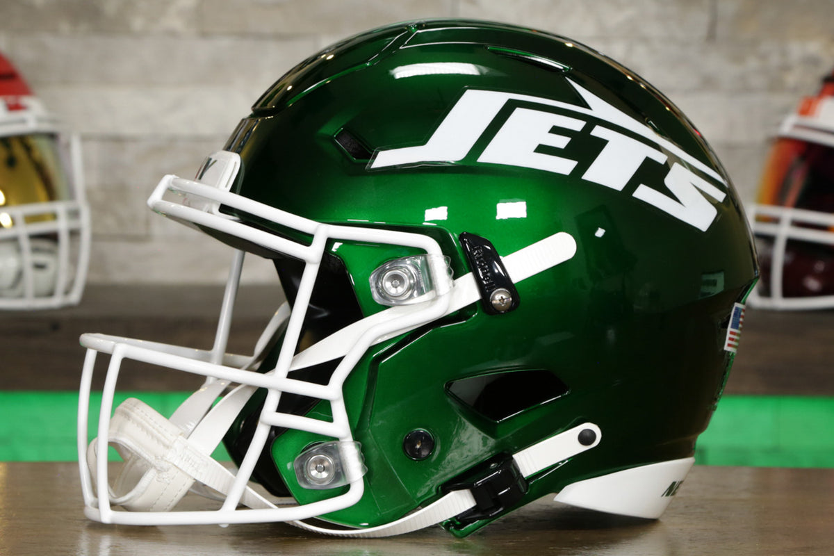 Riddell New York Jets Classic 2024 Alternate Speed Mini Helmet – Official NFL Collectible, 1/2 Scale