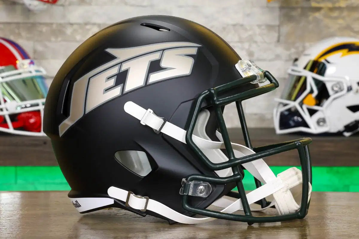 New York Jets Riddell Speed Display Helmet - Rivalries
