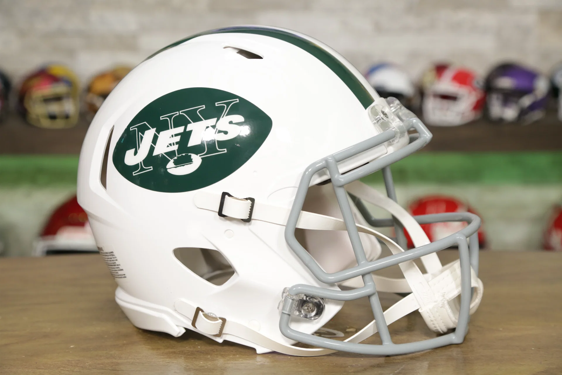 Decalcomanie Casco Calcio Jets - Adesivi Alta Qualità Per Casco Full Size | Personalizza Il Tuo Look