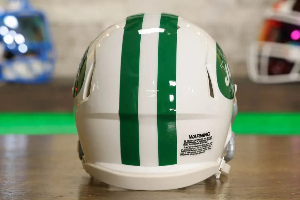 NFL Riddell New York Jets ミニヘルメット サイン入り Amazon.com: New York Jets Tribute On-Field Revolution Speed Mini