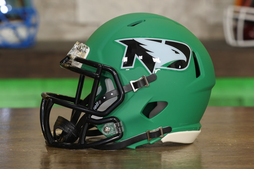 amazon speed green north dakota state university mini football helmet Bison Riddell scale replica of one of the most popular new helmet introductions in Riddells history Amazon Best Sellers: Best Sports