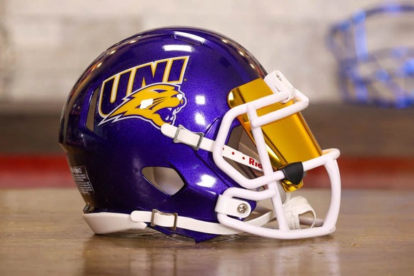 Northern Iowa Panthers Riddell Speed Mini Helmet - GG Edition