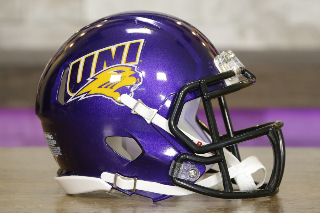 columbia university mini football helmet Northern Iowa Panthers Mini Speed
