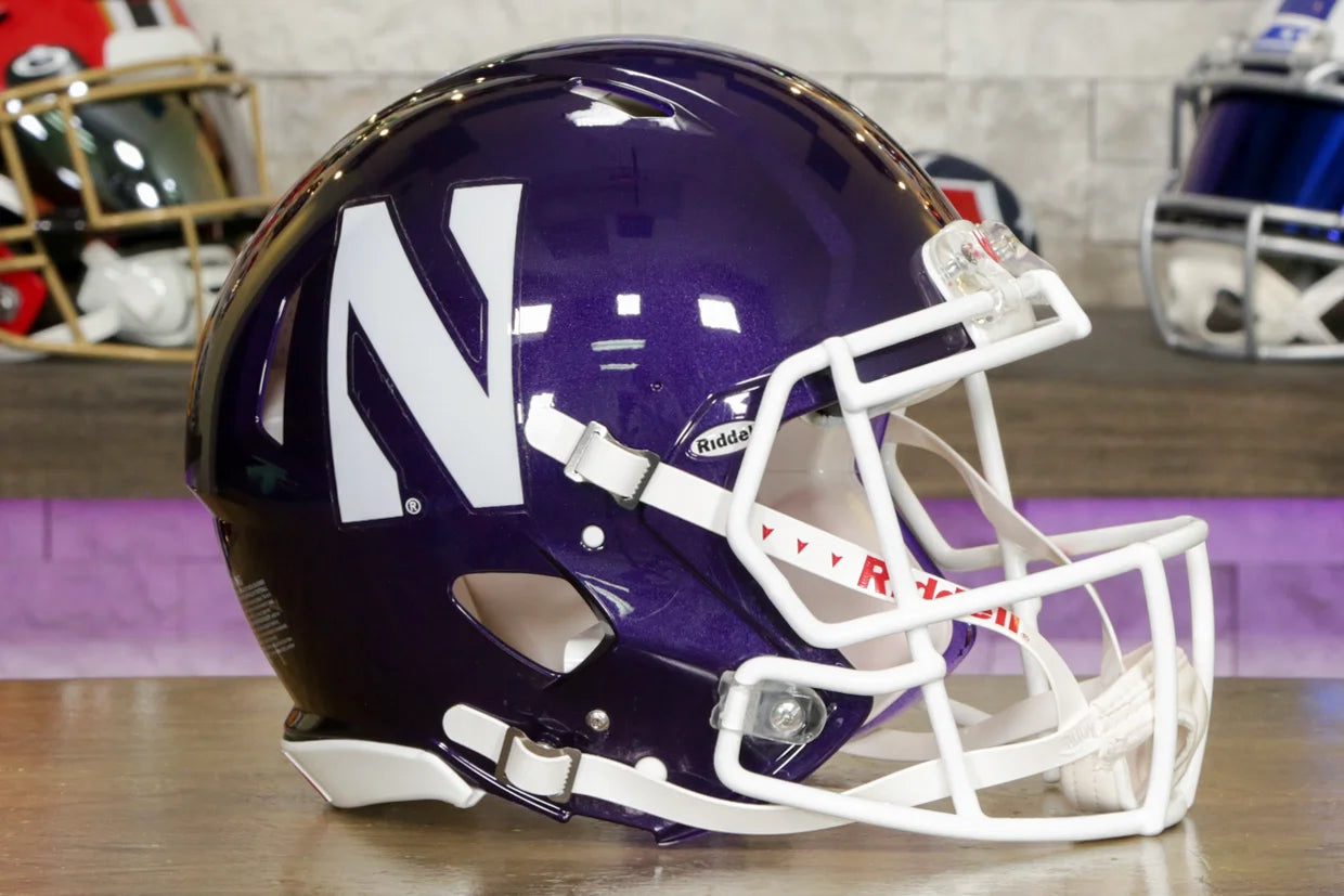flat purple football helmet Homecoming Supplies The Guardian Cap redesigned with the same materials and performance but a sleeker look Purple Best Football Helmet Brands