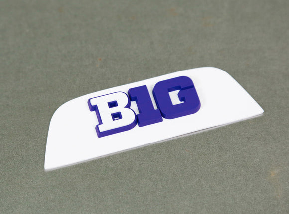 Parachoques delantero 3D de los Northwestern Wildcats