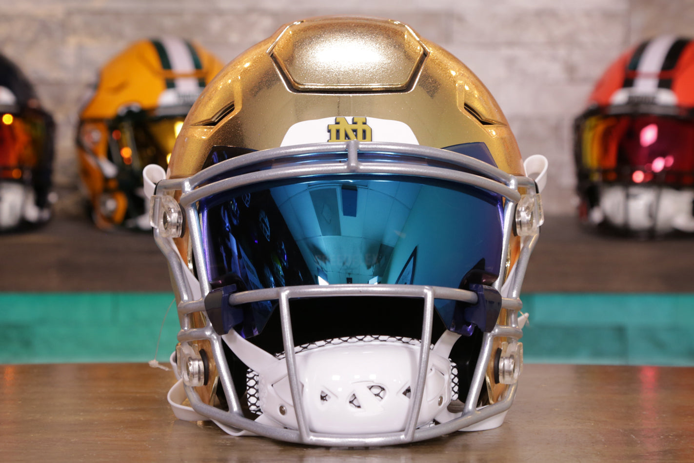 Notre Dame Fighting Irish Riddell SpeedFlex Helmet - GG Edition 00380 ...