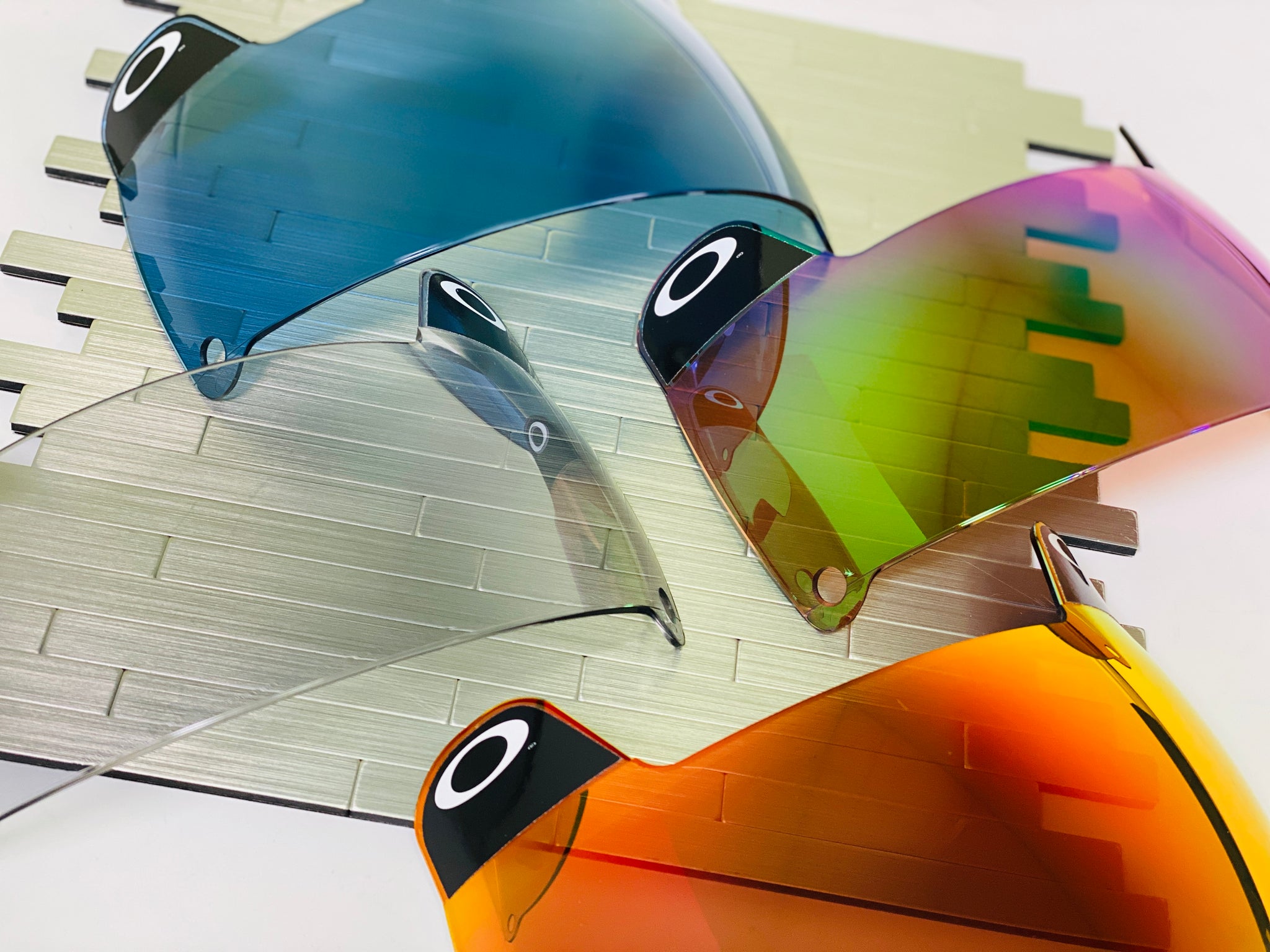 Oakley Legacy Visor - PRIZM Gridiron – Green Gridiron, Inc.