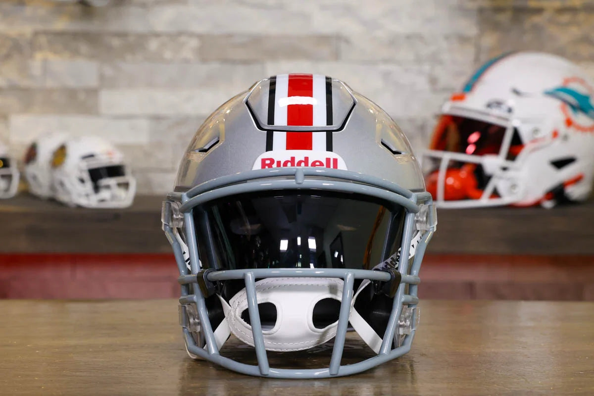 Ohio State Buckeyes Riddell SpeedFlex Mid-Size Helmet – Green Ohio State Buckeyes Riddell SpeedFlex Mid-Size Helmet – Green